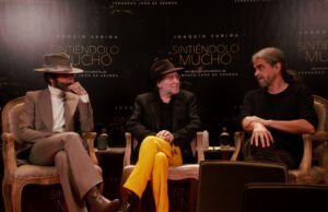 Leiva, Sabina y León de Aranoa. Foto por Pablo Jimeno